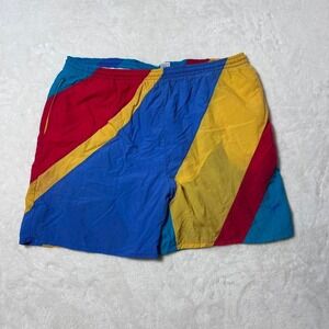 90s multicoloured nylon shorts Size L #summer #outdoors
